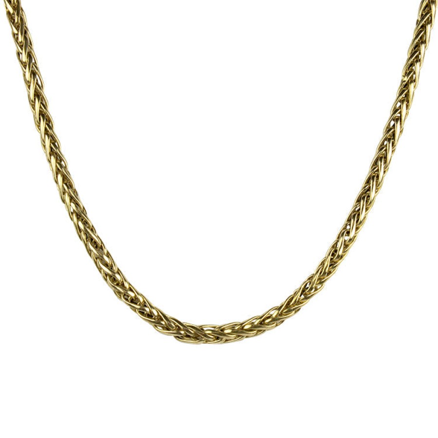 Estate PAGE Estate | Estate 14K Yellow Gold 28.5" Spiga Chain Necklace