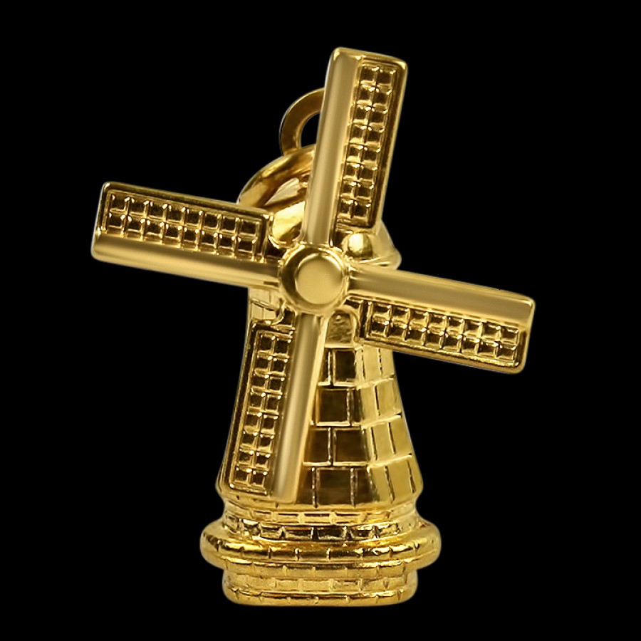 Estate PAGE Estate | Estate 18K Yellow Gold Windmill Pendant/Charm