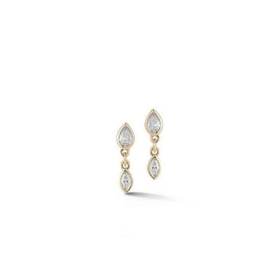 Jewelry Dana Rebecca Designs Diamond Earrings | Dana Rebecca Designs Taylor Elaine Marquise And Pear Bezel Drop Stud E