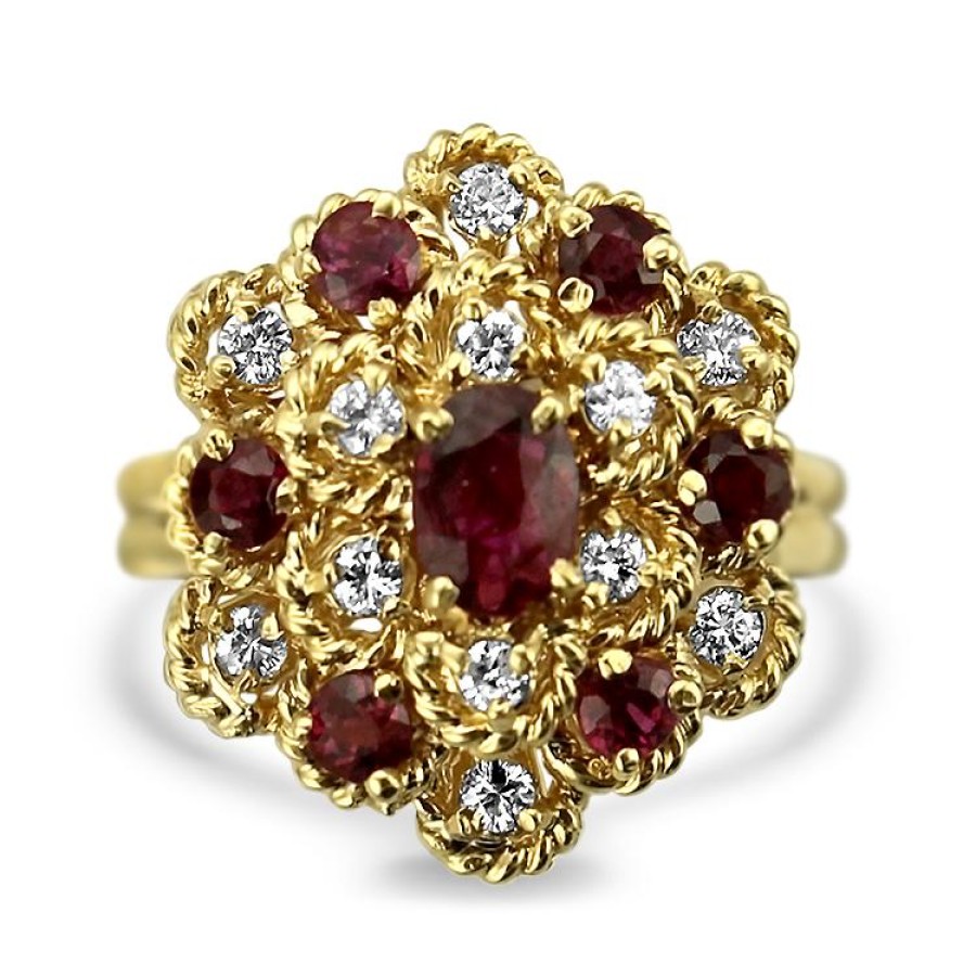 Estate PAGE Estate | Estate Ruby & Diamond Ring