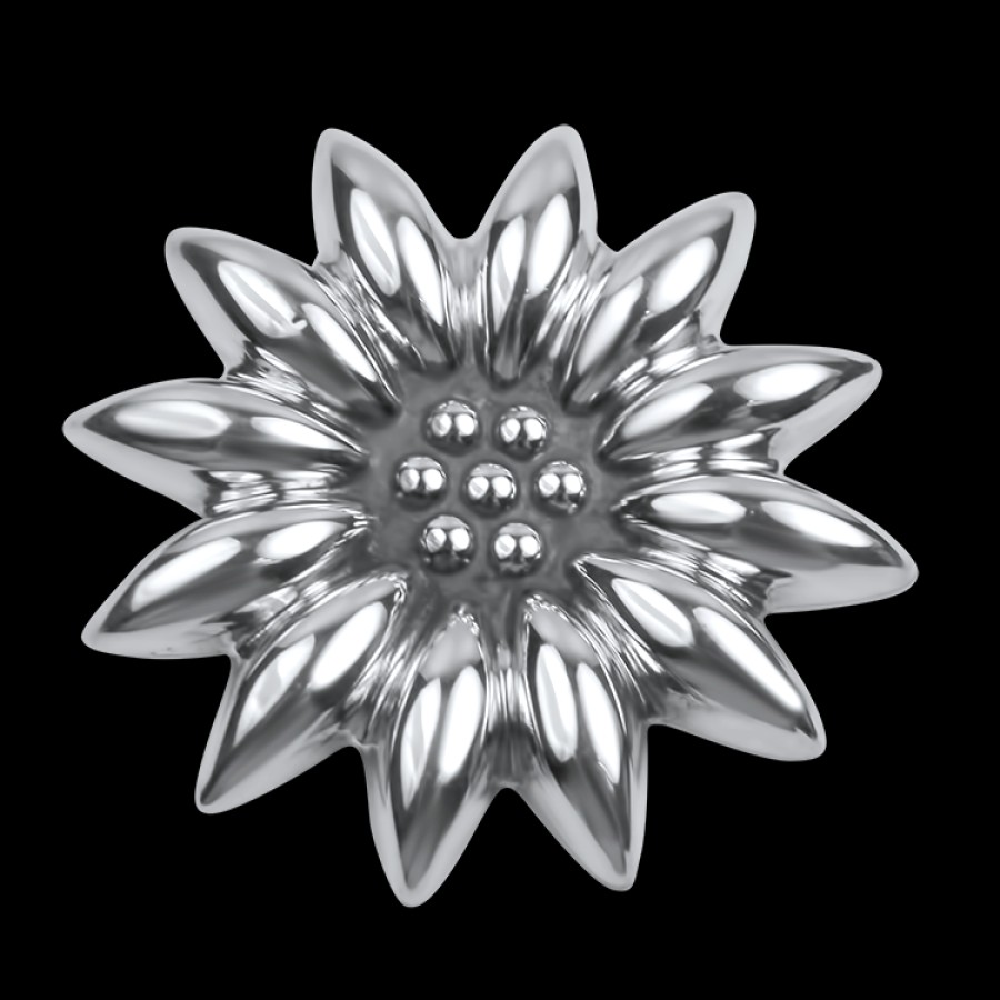 Estate PAGE Estate | Estate Sterling Silver Flower Brooch/Pendant