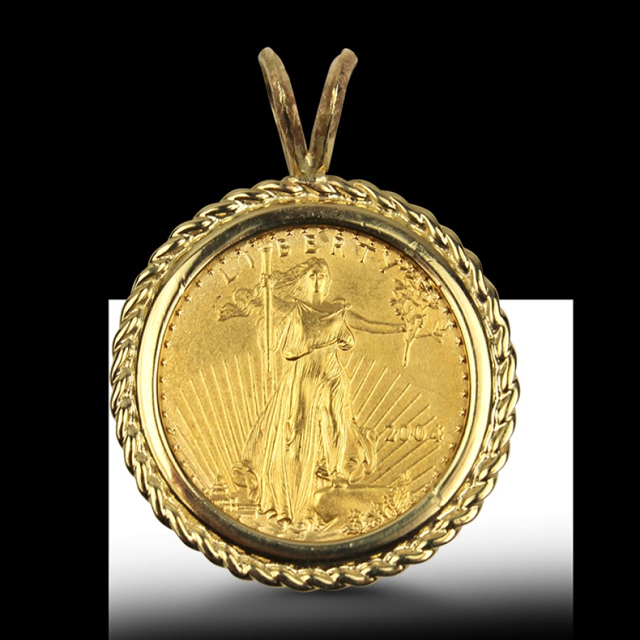 Estate PAGE Estate | Estate 22K Yellow Gold Us Coin Pendant