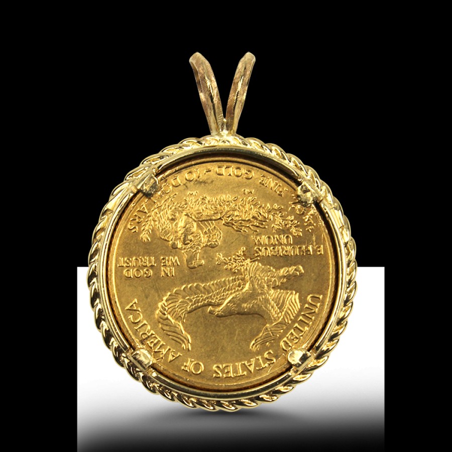 Estate PAGE Estate | Estate 22K Yellow Gold Us Coin Pendant