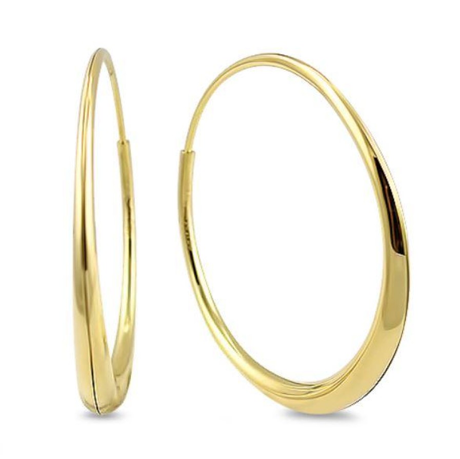 Jewelry Michael Good Hoop Earrings | Michael Good 18K Yellow Gold Bolero Hoop Earrings