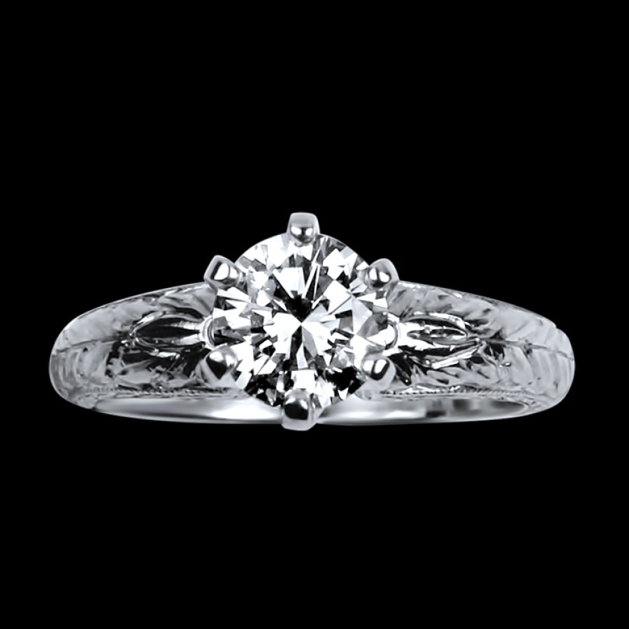 Estate PAGE Estate | Estate Platinum Solitaire Diamond Ring