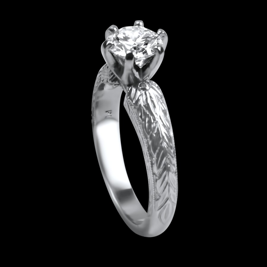 Estate PAGE Estate | Estate Platinum Solitaire Diamond Ring